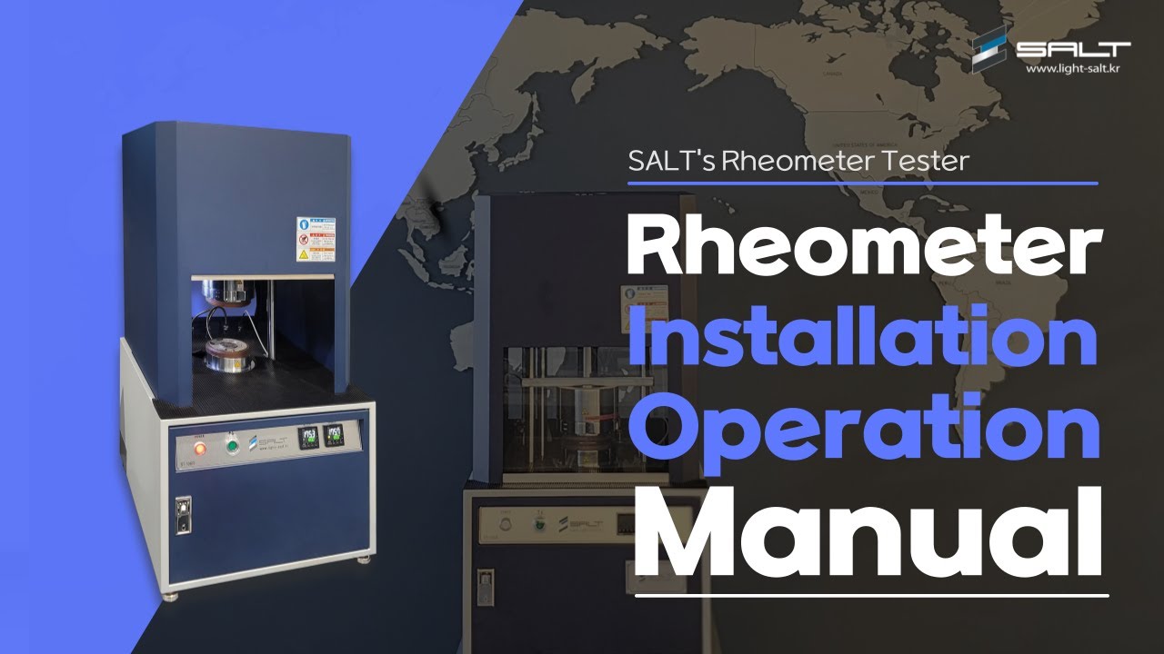 Rheometer  Installation & Operation Guide