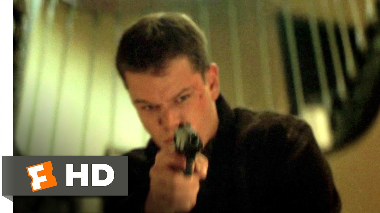 The Bourne Identity (10/10) Movie CLIP - Stairwell Plunge (2002) HD