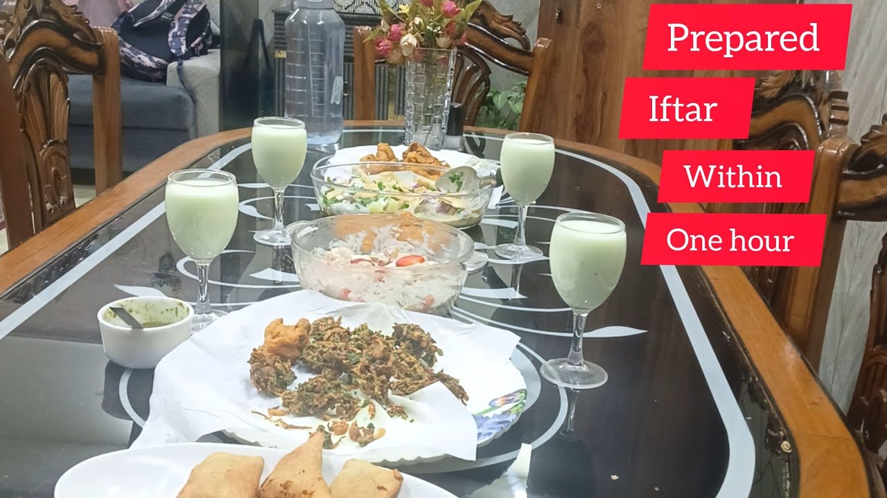 Ek ghante mein iftaar tyyar ki but Alhamdulillah sb kuch time pr ready ho gya#food#iftar.