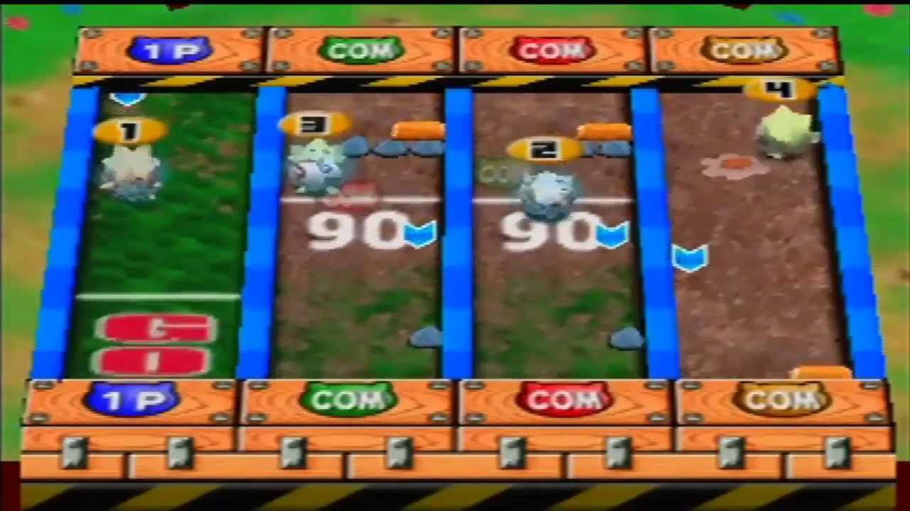 Pokemon Stadium 2 Mini Games Tumbling Togepi -Haunter