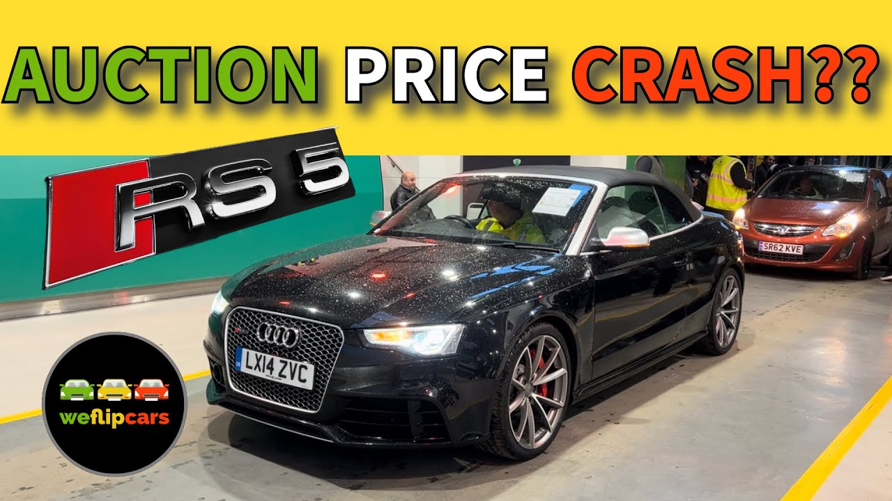 CHEAP AUDI RS5 ( UK CAR AUCTION ) AUCTION PRICE CRASH??