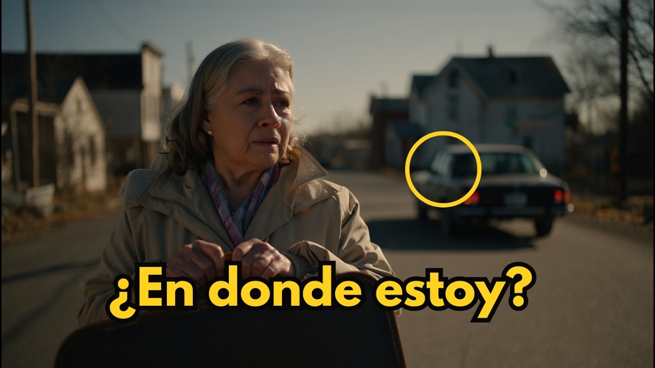 Una mujer fue abandonada en el pueblo mas alejado a la ciudad. Pensó que la habían abandonado.