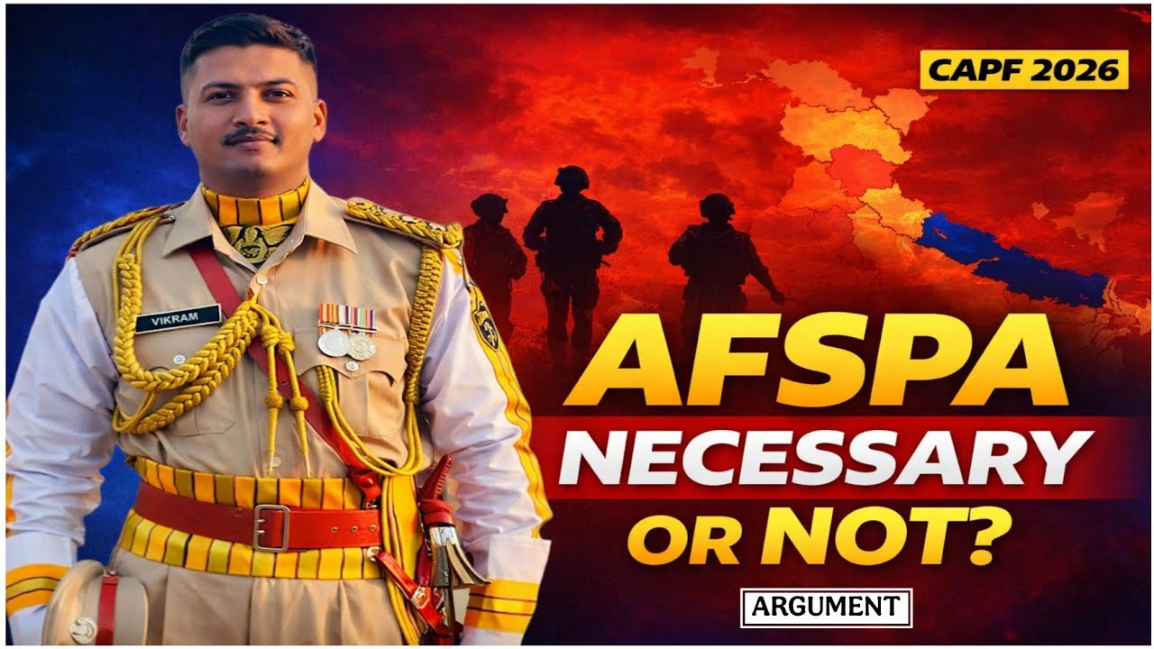 UPSC CAPF AC 2026 | AFSPA Debate Explained for Paper-2 (Argument Writing) @aimarmedforces