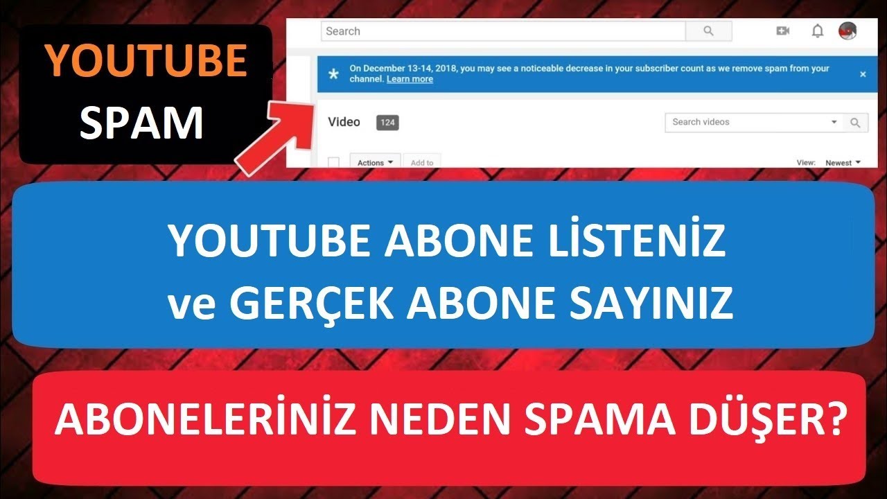 Youtube gerçek abone sayım hangisi? Aboneler Neden Spama Düşüyor? Abonelerinizi görün.