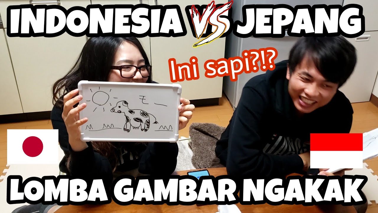 INDONESIA VS JEPANG | BATTLE GAMBAR BINATANG NGAKAK!!! Cewek Jepang Lucu