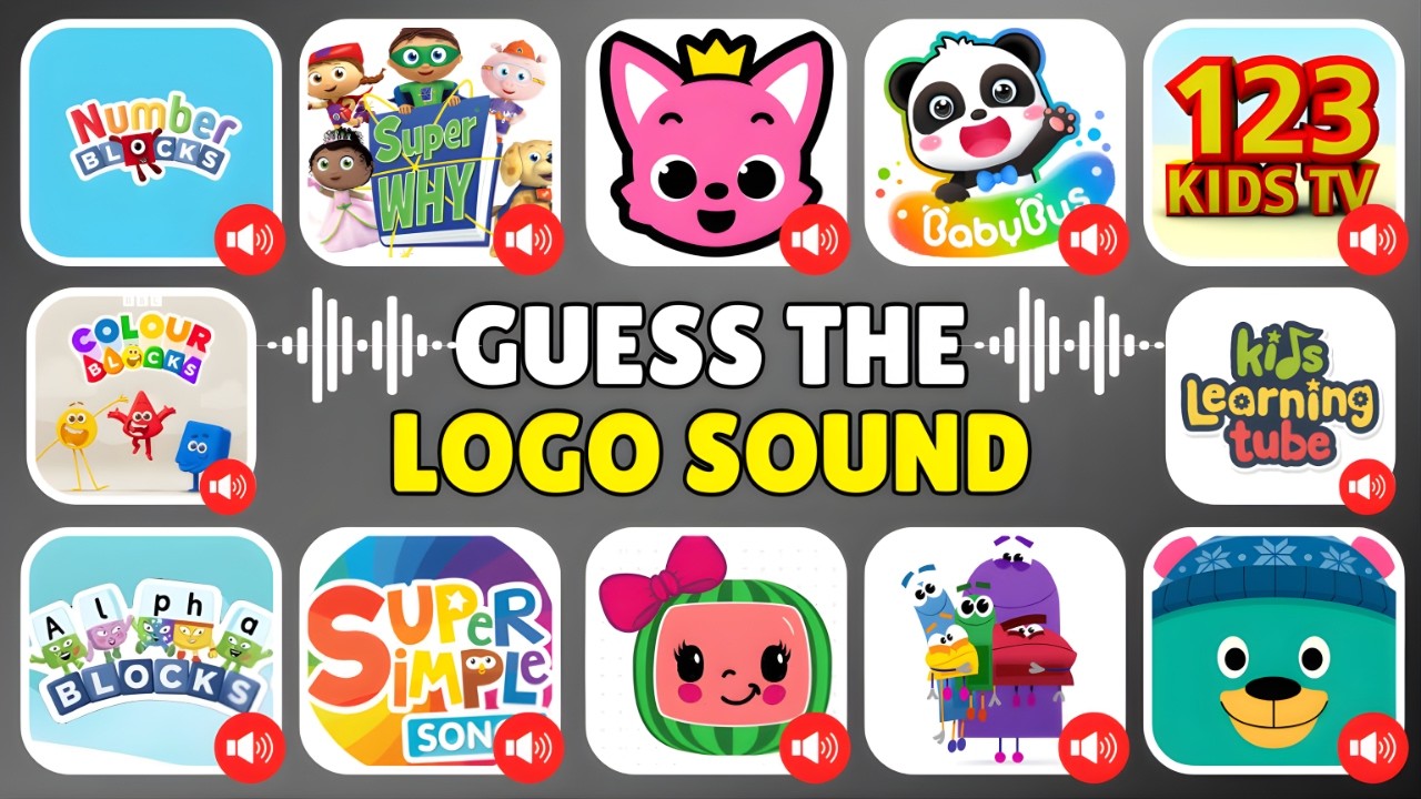 Guess The Preschool Alphabet & Learning Character Logo Sound (Part 9) 🔊 | Numberblocks, Alphablocks