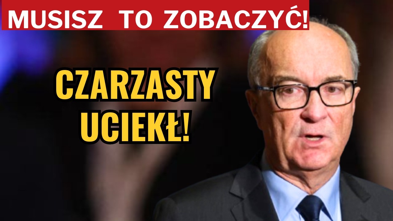 CZARZASTY SPANIKOWAŁ - ZOBACZ NAGRANIE UCIECZKI MARSZAŁKA!