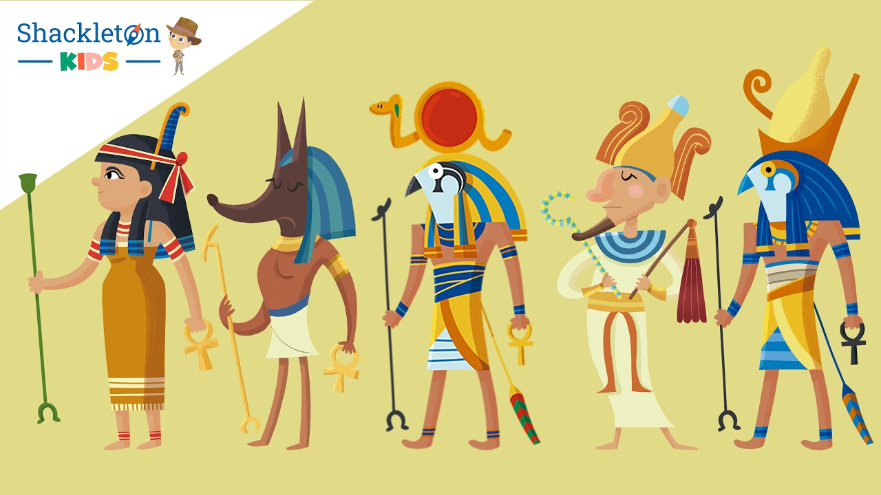 Conoce a los dioses m&aacute;s famosos del Antiguo Egipto | Mitolog&iacute;a para ni&ntilde;os | Shackleton Kids