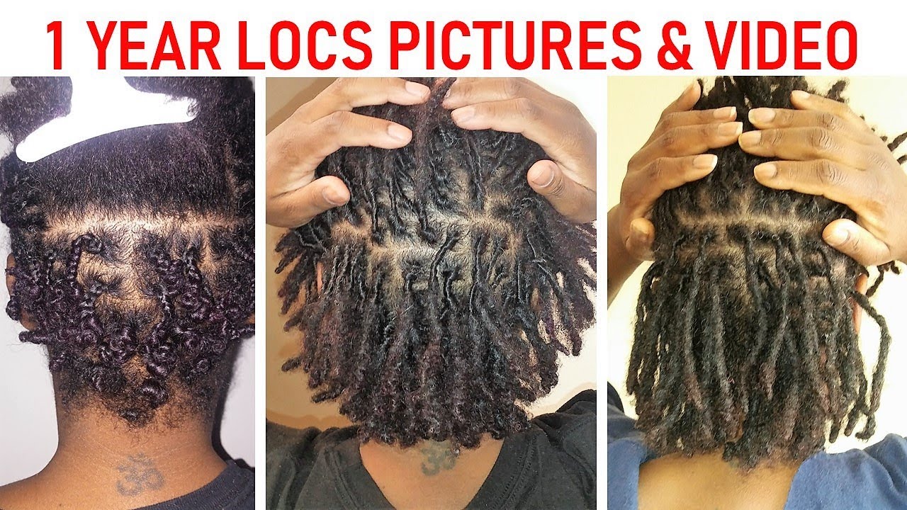 1 Year Loc Journey With Pictures and Video / DIY Starter Locs and Retwists