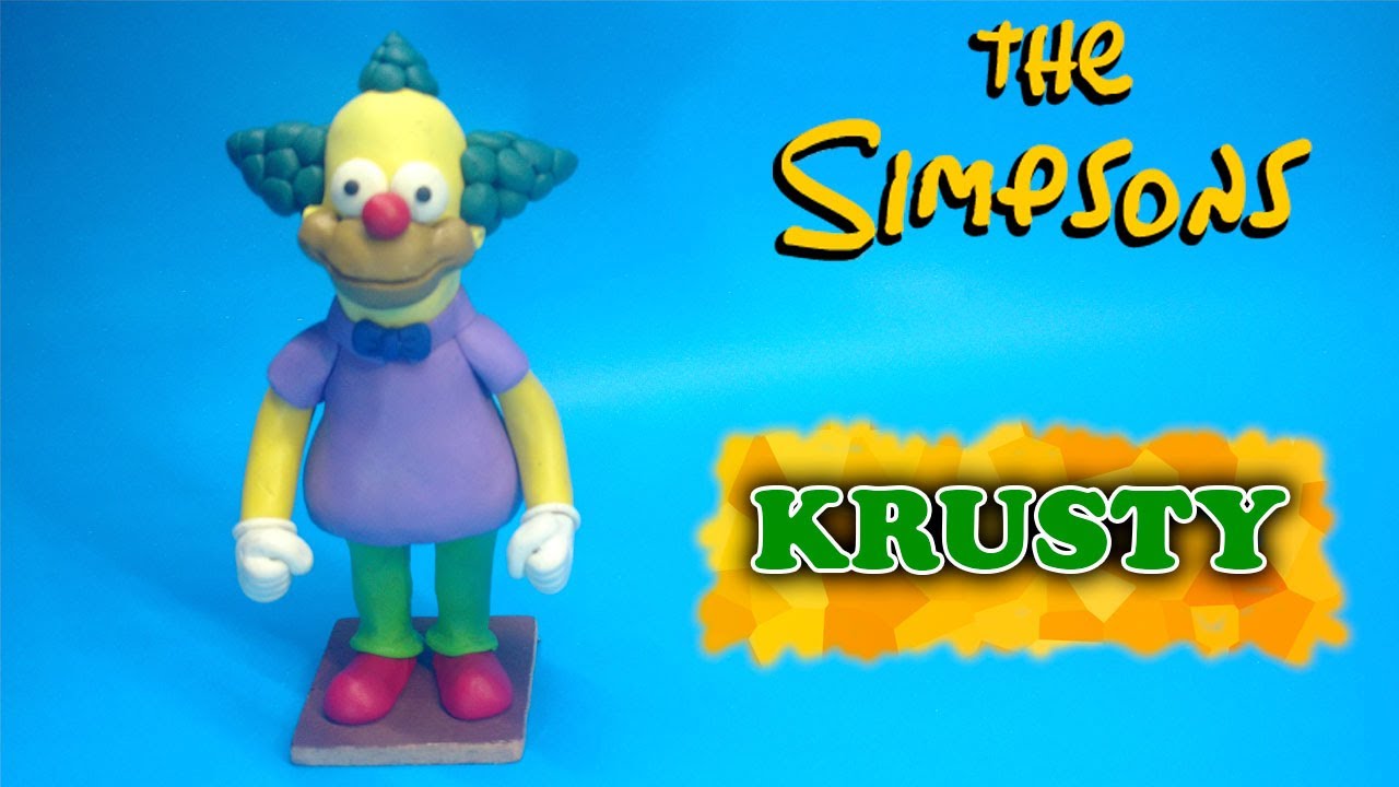Como hacer a KRUSTY de plastilina | how to make KRUSTY the clown with clay