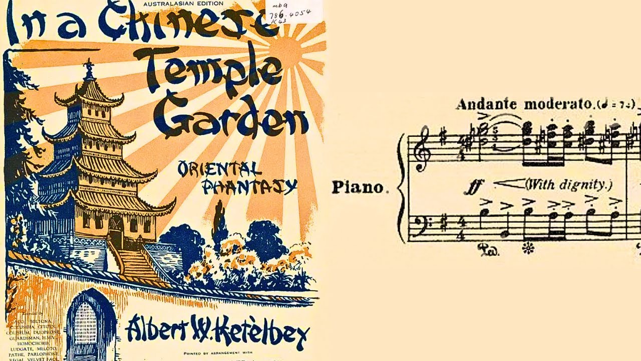 In a Chinese Temple Garden - Albert Ket&egrave;lbey