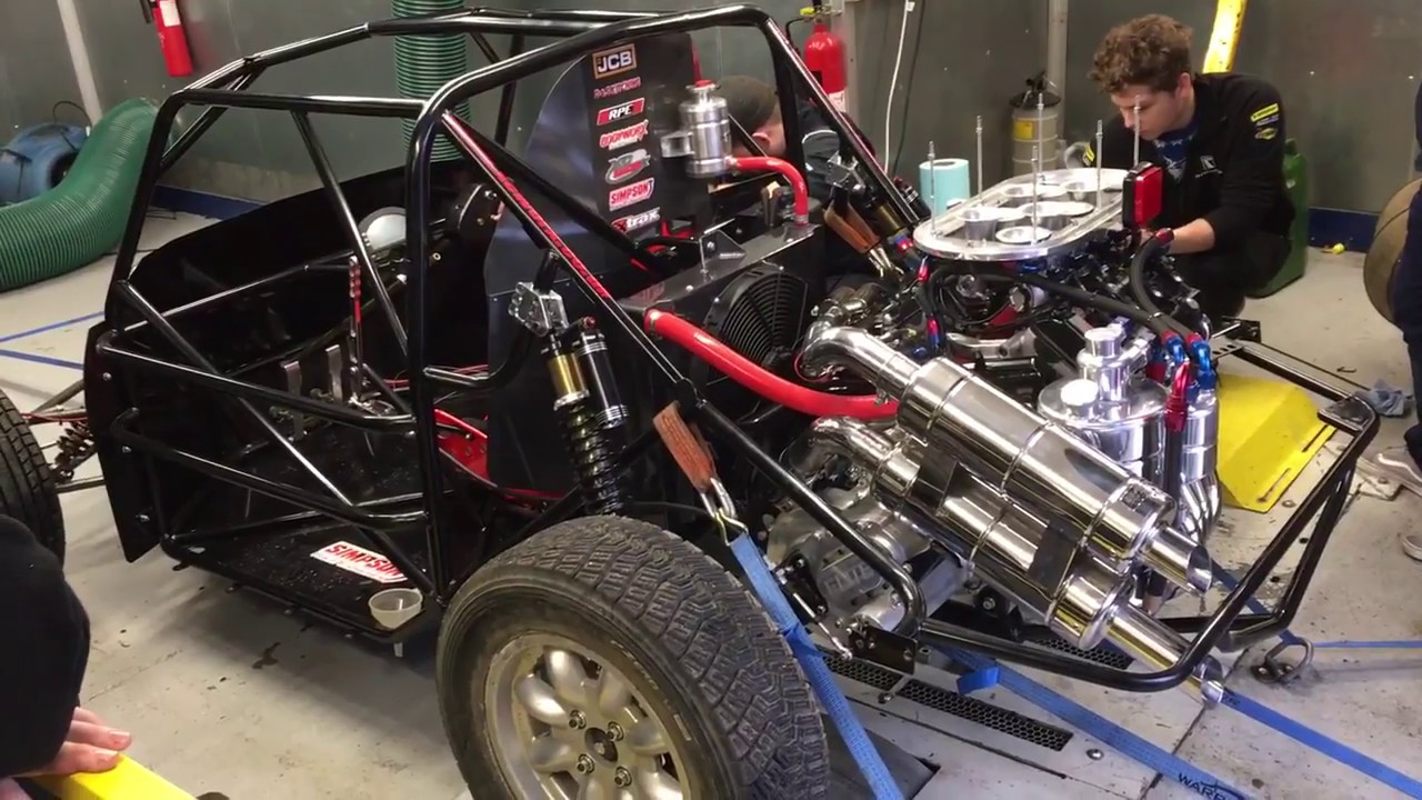 RPE V8 Suzuki Hayabusa 1st Run (Class 7 Autograss)