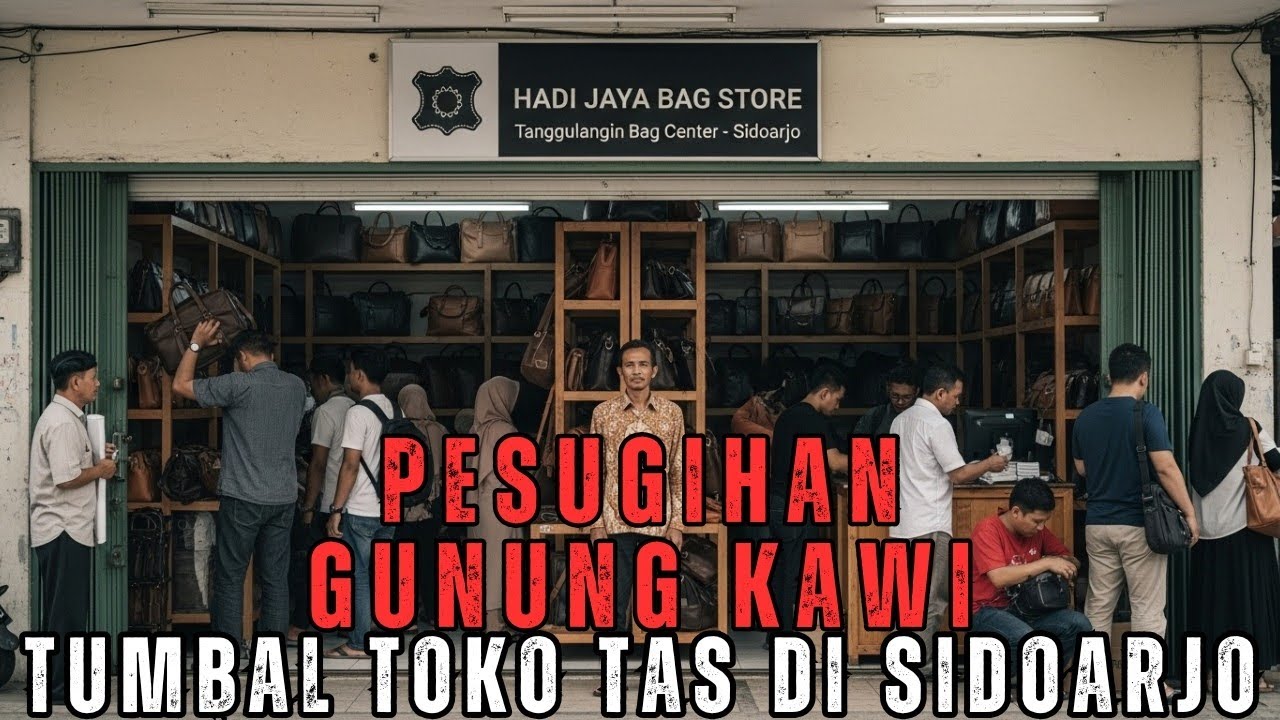 SETAHUN OMSET NYA DI ATAS 100 JUTA !! PESUGIHAN GUNUNG KAWI TUMBAL TOKO TAS DI SIDOARJO