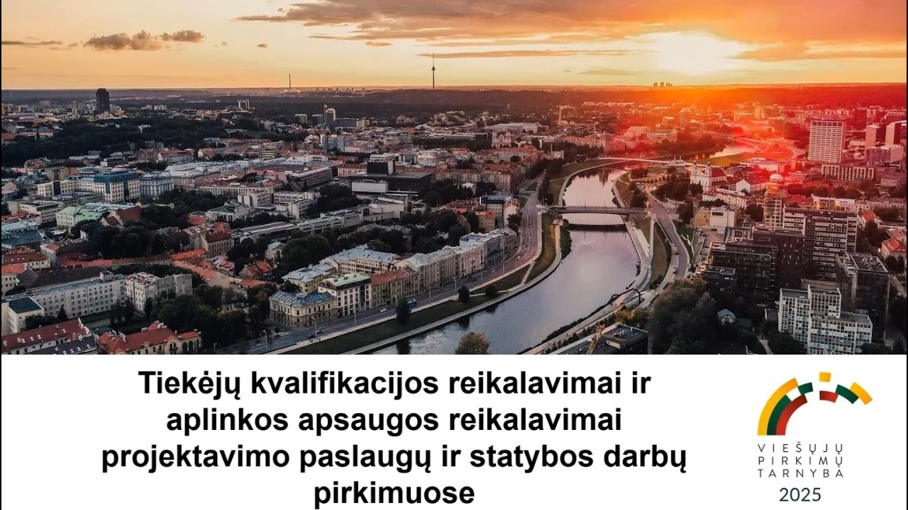 Tiekėjų kvalifikacijos reikalavimų nustatymas ir vertinimas statybos darbų pirkimuose (I d.)