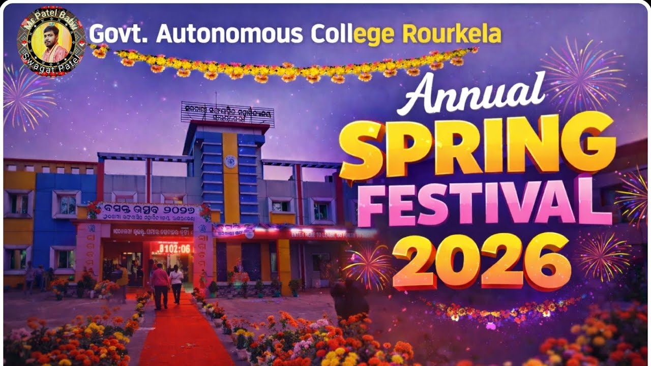 Annual Spring Festival (Part-1) Govt. Autonomous College, Rourkela #2026 