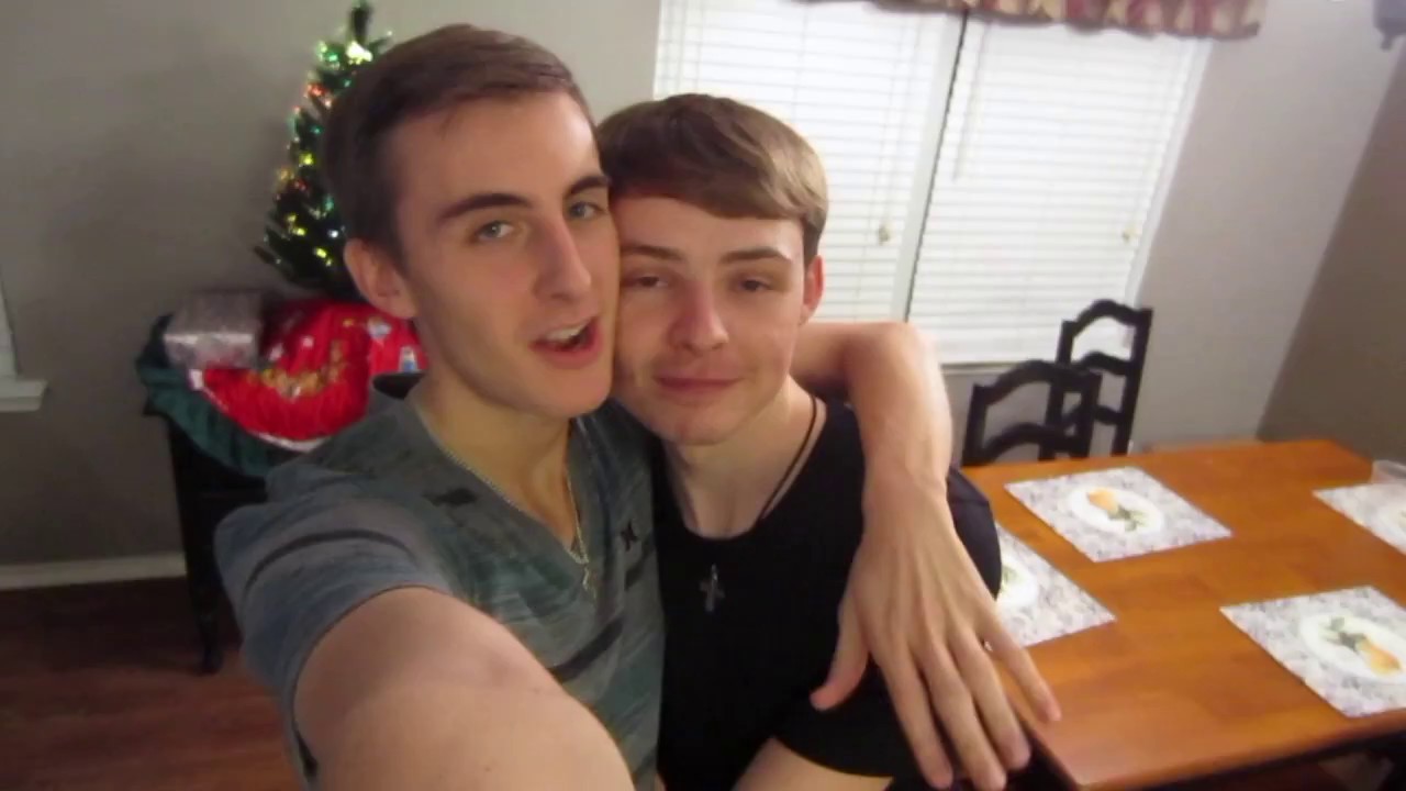 Gay Couple's First Christmas Together