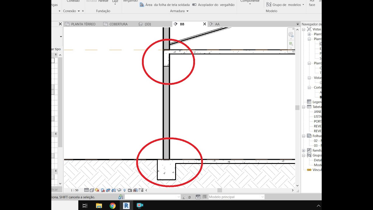 DIQUINHAS DE REVIT - INSERINDO SAPATA CORRIDA E VIGAS - FAMÍLIAS DE FUNDAÇÃO  - ALTERAR COR L NÍVEL