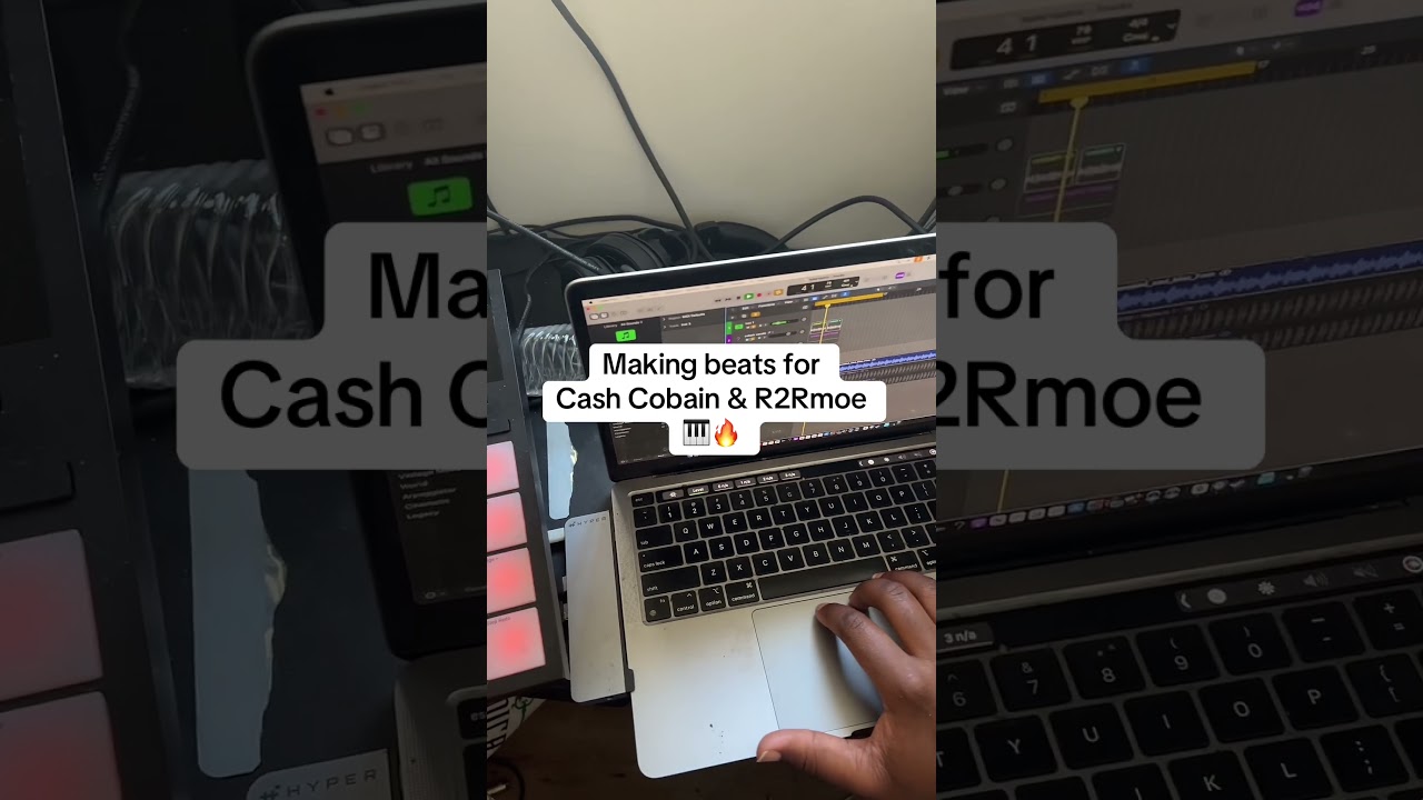 Making beats for Cash Cobain & R2R Moe