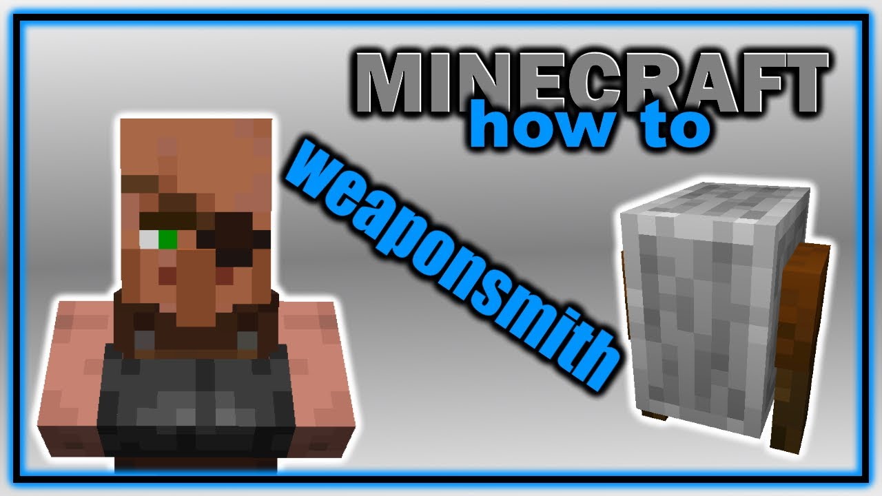 Complete Guide to Weaponsmith Villager Trades! | Easy Minecraft Villager Guide