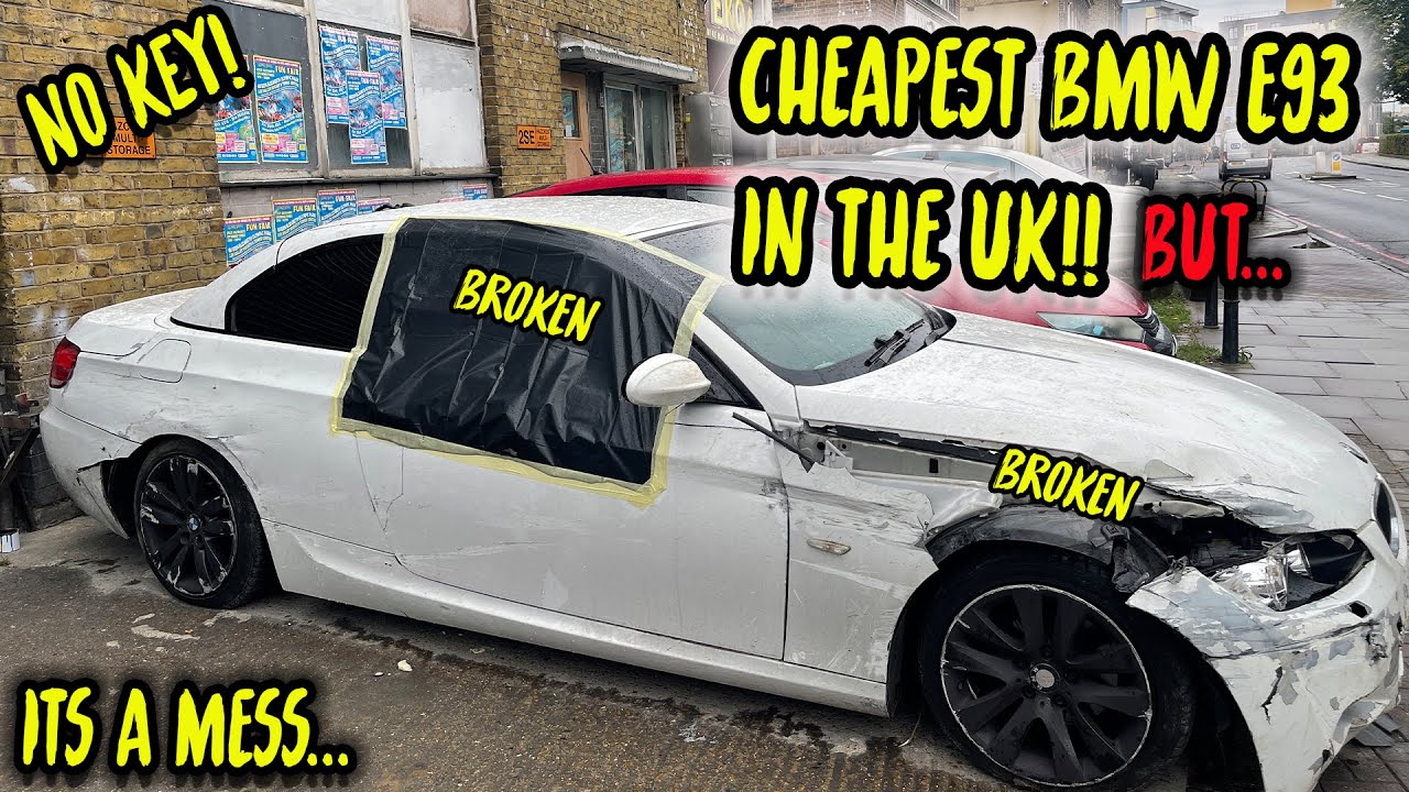 I Bought the cheapest BMW E93 in the UK FOR 1K! - Here is everything that's wrong with it