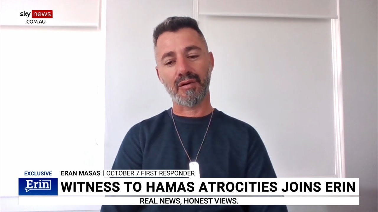 October 7 first responder recounts Hamas massacre at music festival
