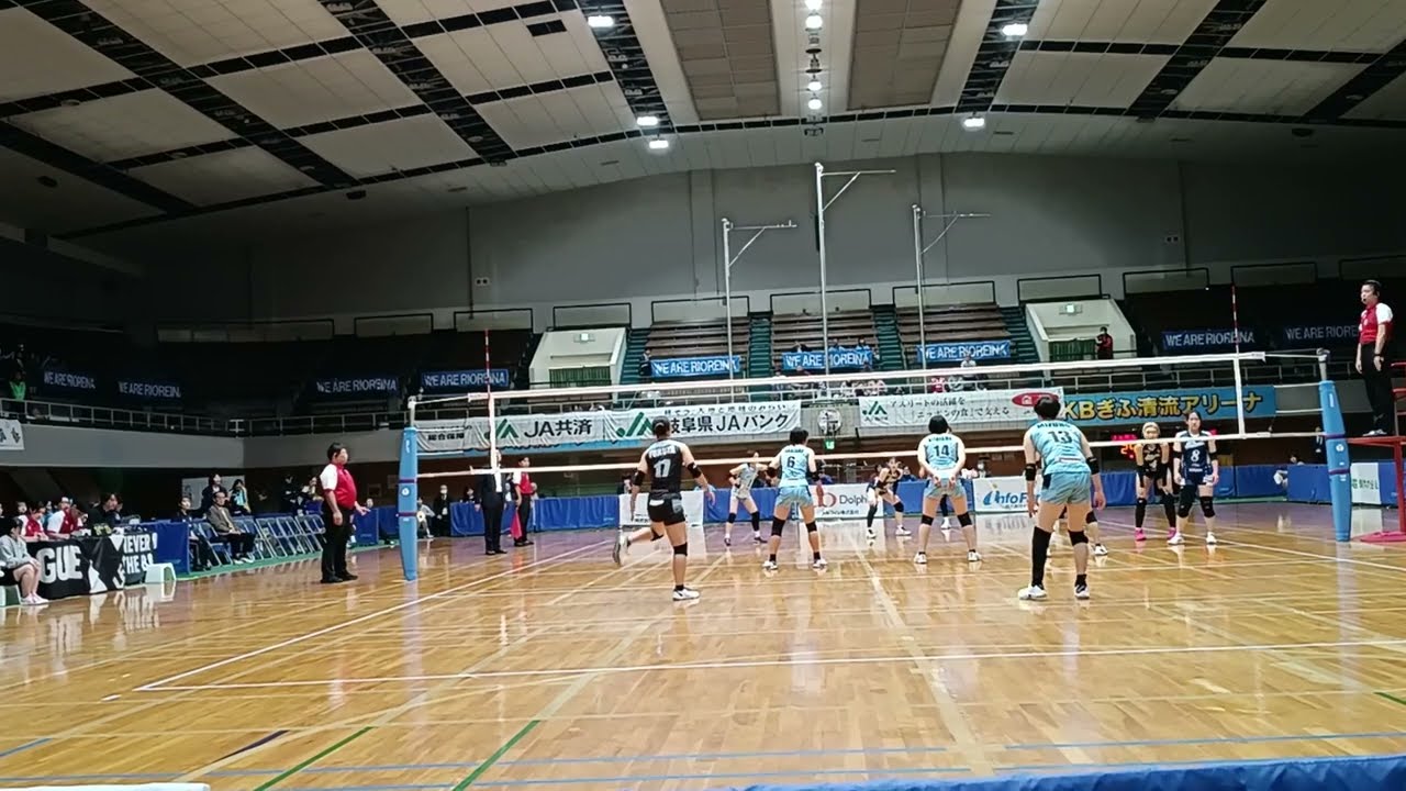 V リーグ2025-26 JAぎふリオレーナ VS 東京サンビームズ 11.23 1セットポイント とっとこぶー太郎チャンネル