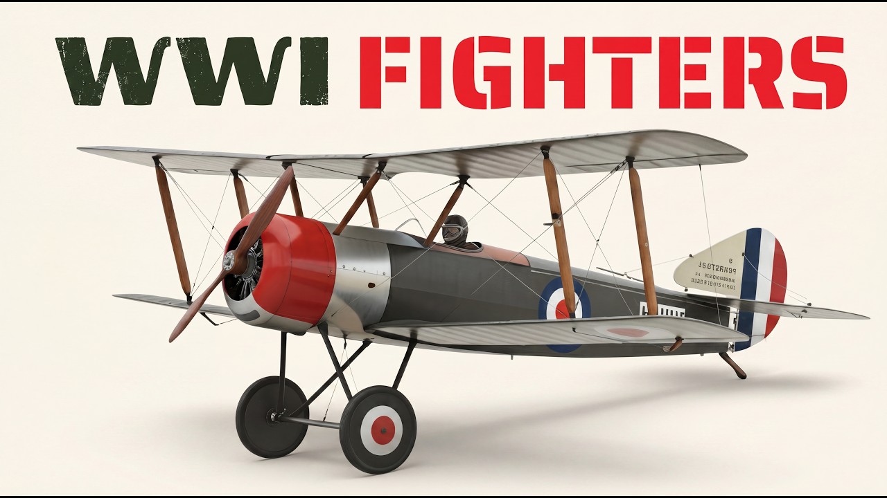 21 Legendary WW1 Fighter Planes (1915–1918) | Britain vs France vs Germany | Iconic Aircraft