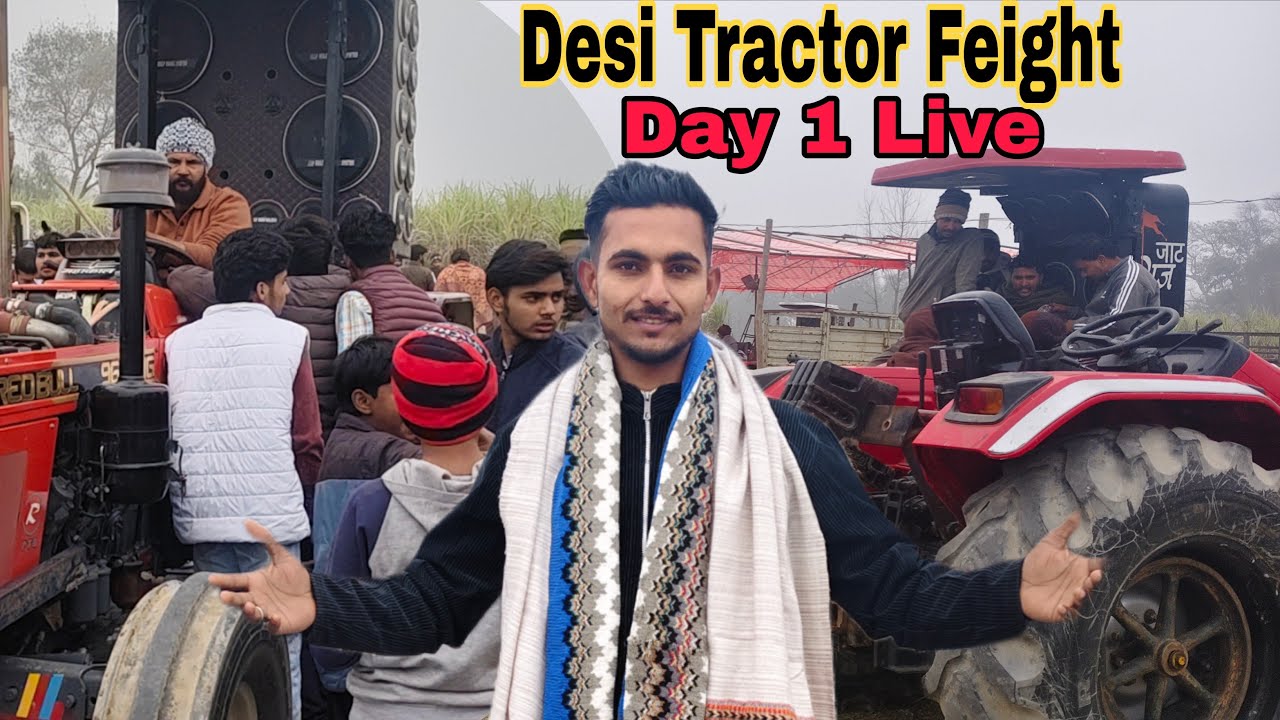 Hariyana vs Uttrakhand Tractor Tochan Fight Tournament In Our Village