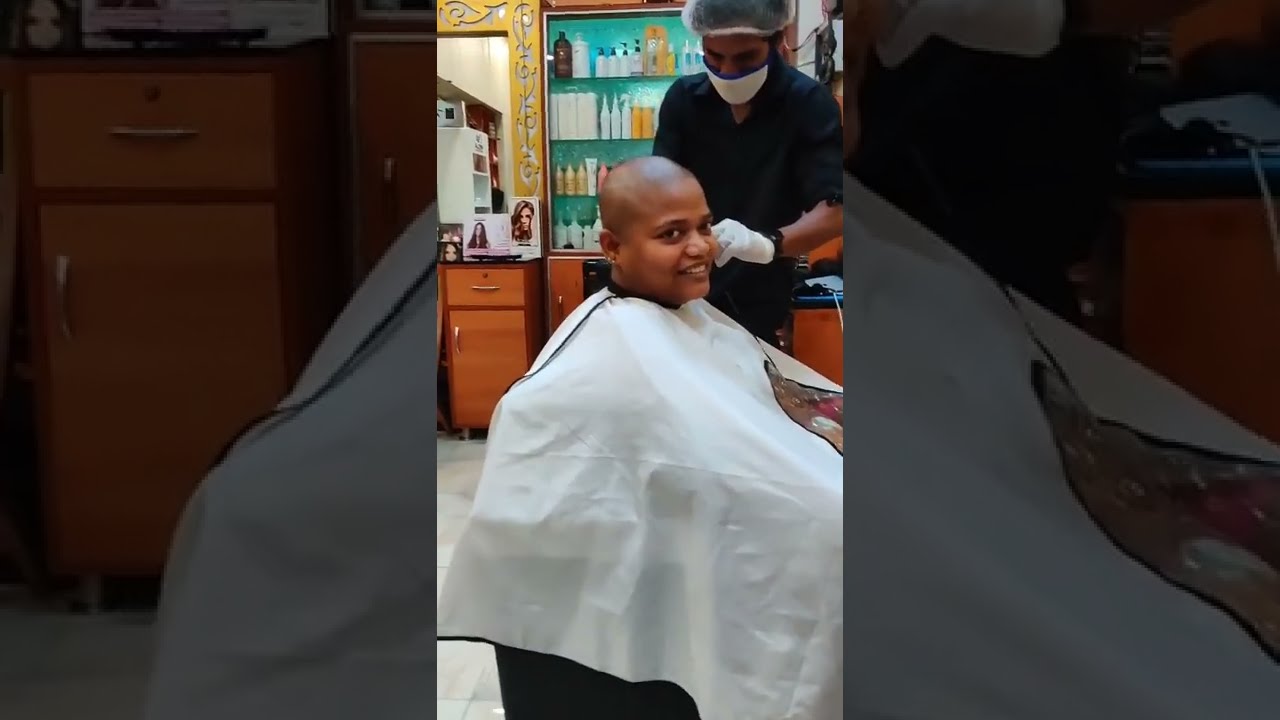 Indian Girl Headshave || Hair Donation
