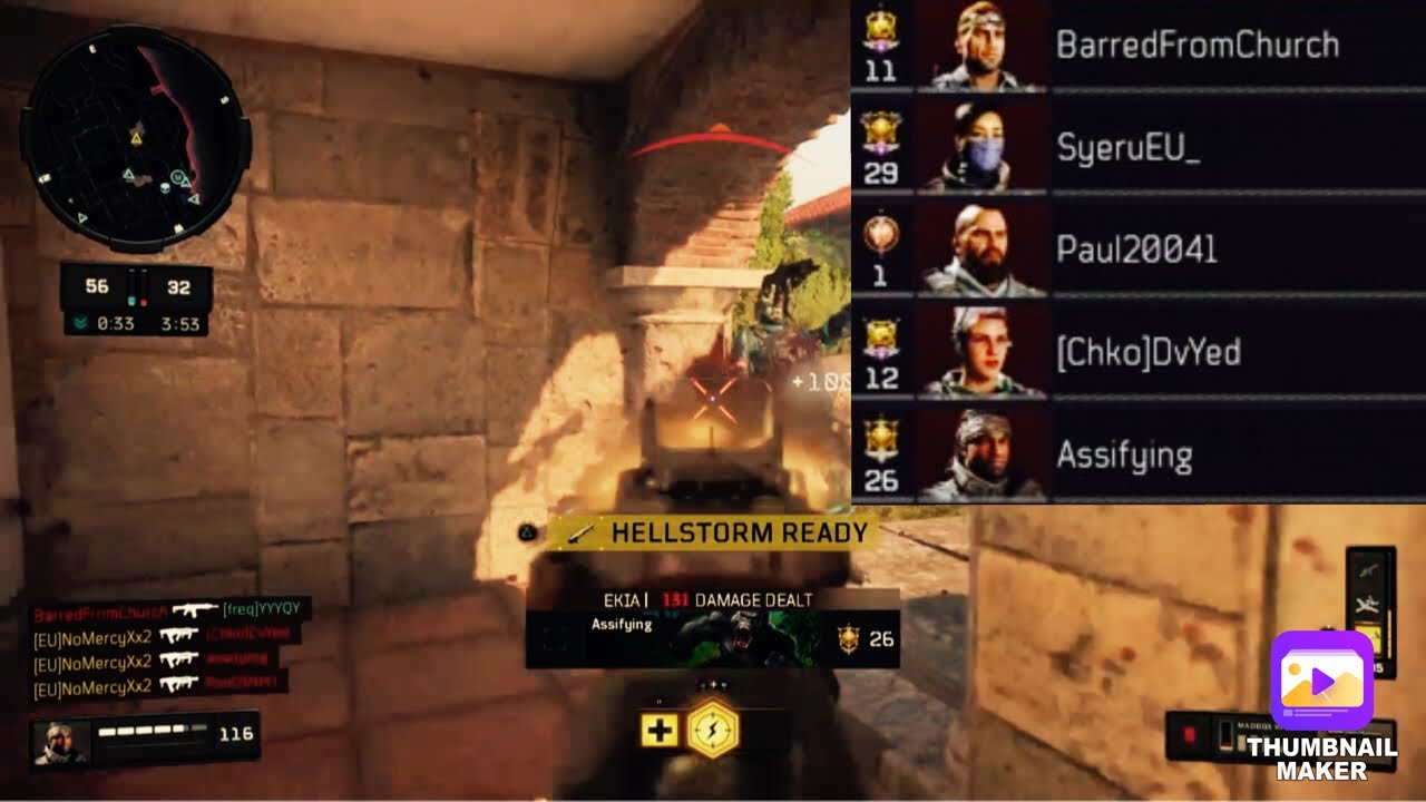 Solo against masters 60 BOMB in league play (cod:bo4)