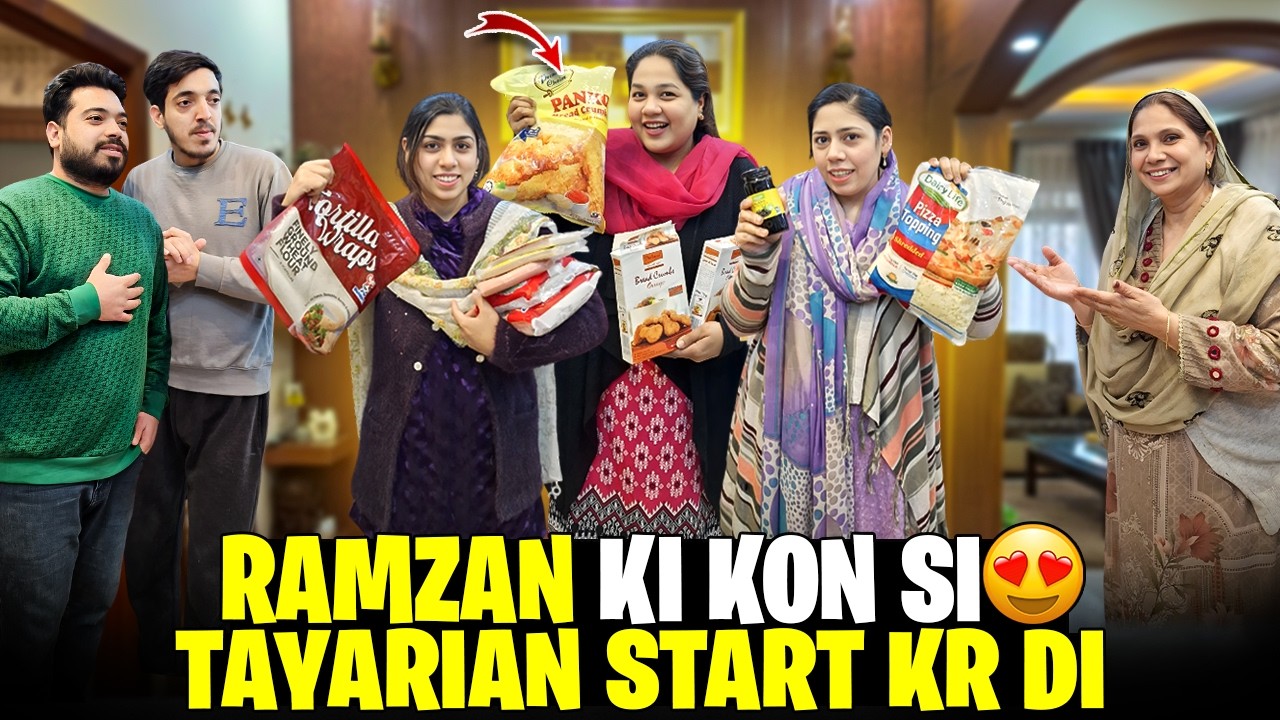 Itni Dair K Baad Sab Mil Ker Kaha Gaye | Ramzan Ki Tayarian Start Ker Di | Ladies Ne Phir List Banai