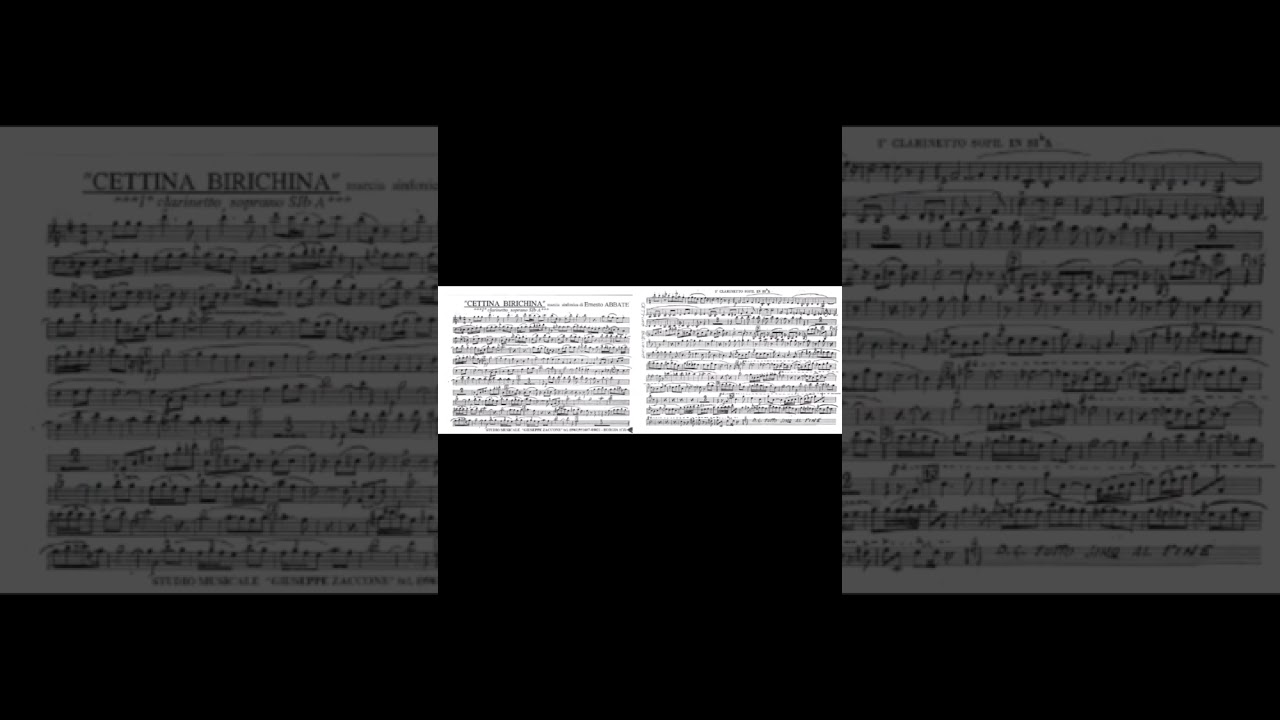 Cettina Birichina - Ernesto Abbate (Marcia sinfonica)