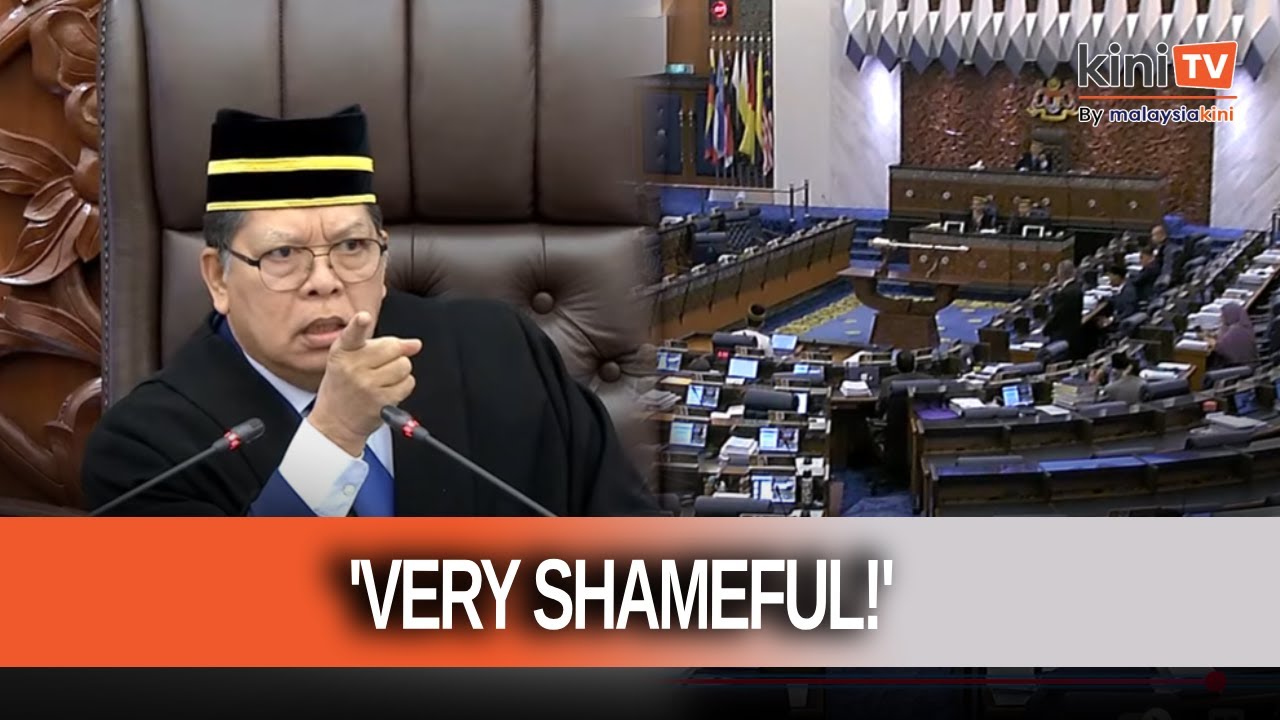 'Shameful!' - Speaker rebukes MPs after chaos in Dewan Rakyat over Hadi's speech