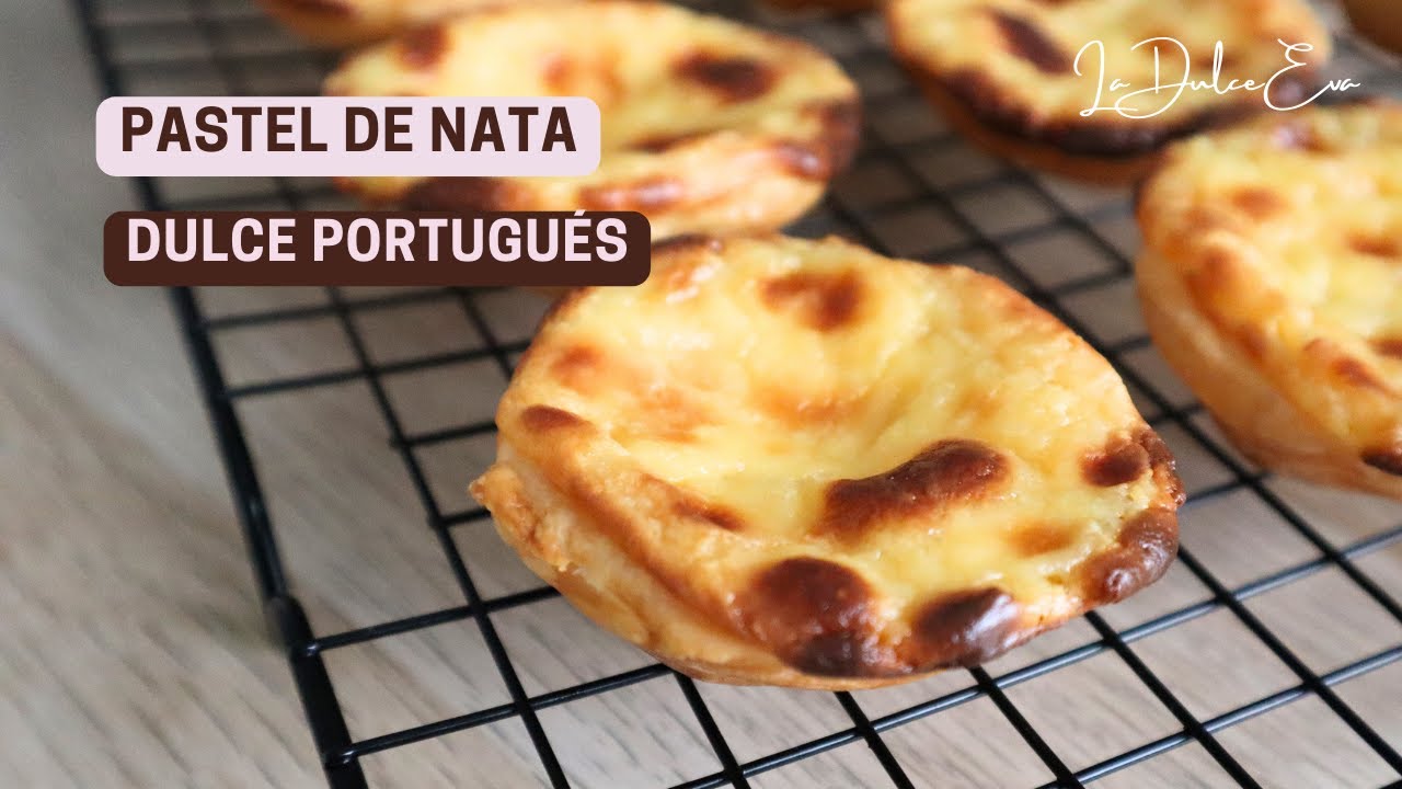 Pastel de Nata dulce típico de Portugal / La Dulce Eva #pasteldenata #pasteis