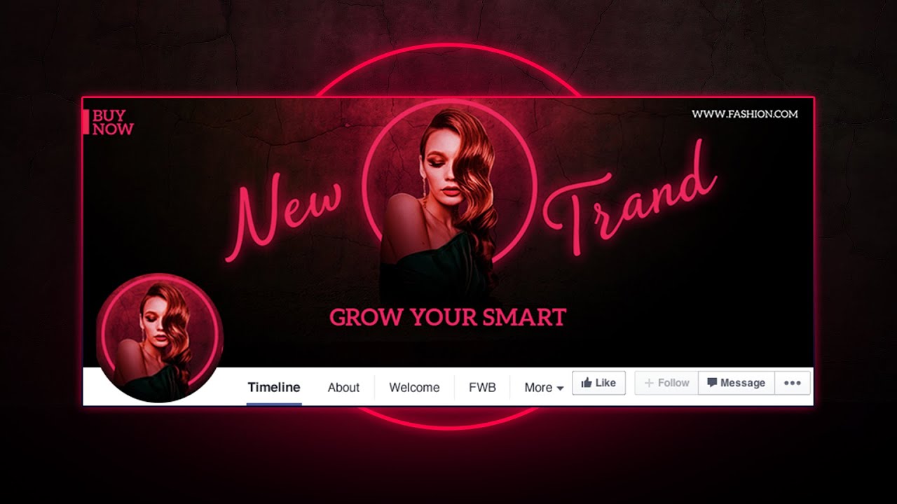 How to Create Facebook Cover Photos - Photoshop tutorial in Bangla