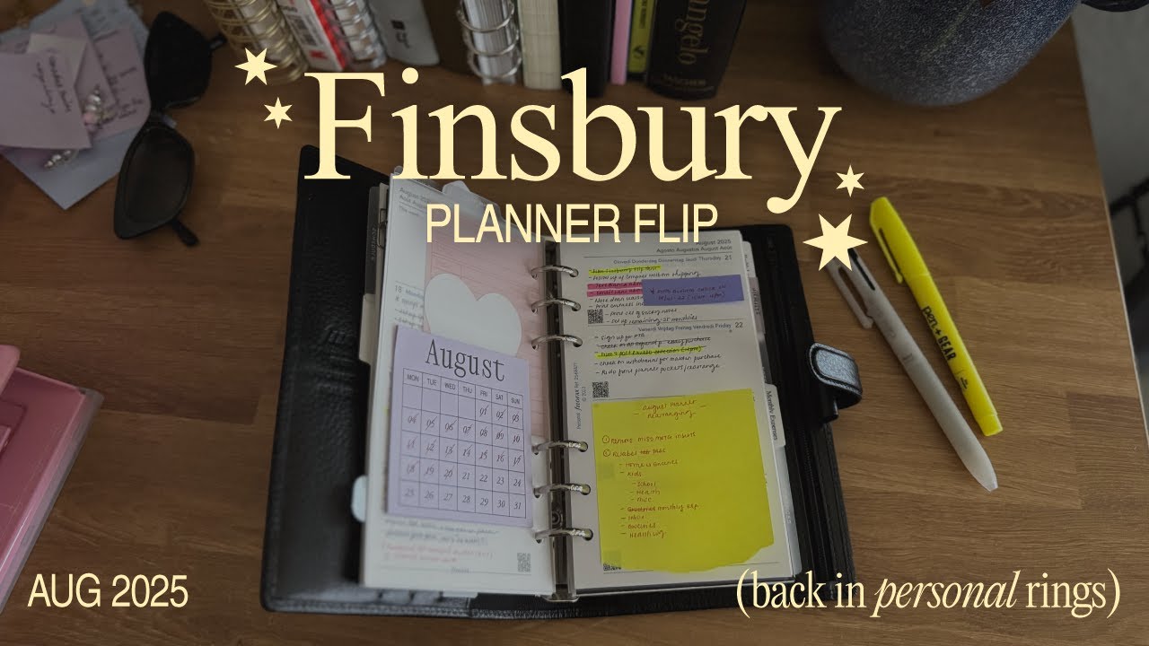 Filofax Finsbury Planner Flip: Back in personal rings ✨