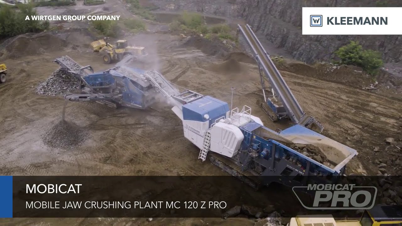 Jaw Crusher MOBICAT MC 120 Z PRO Highlights | KLEEMANN