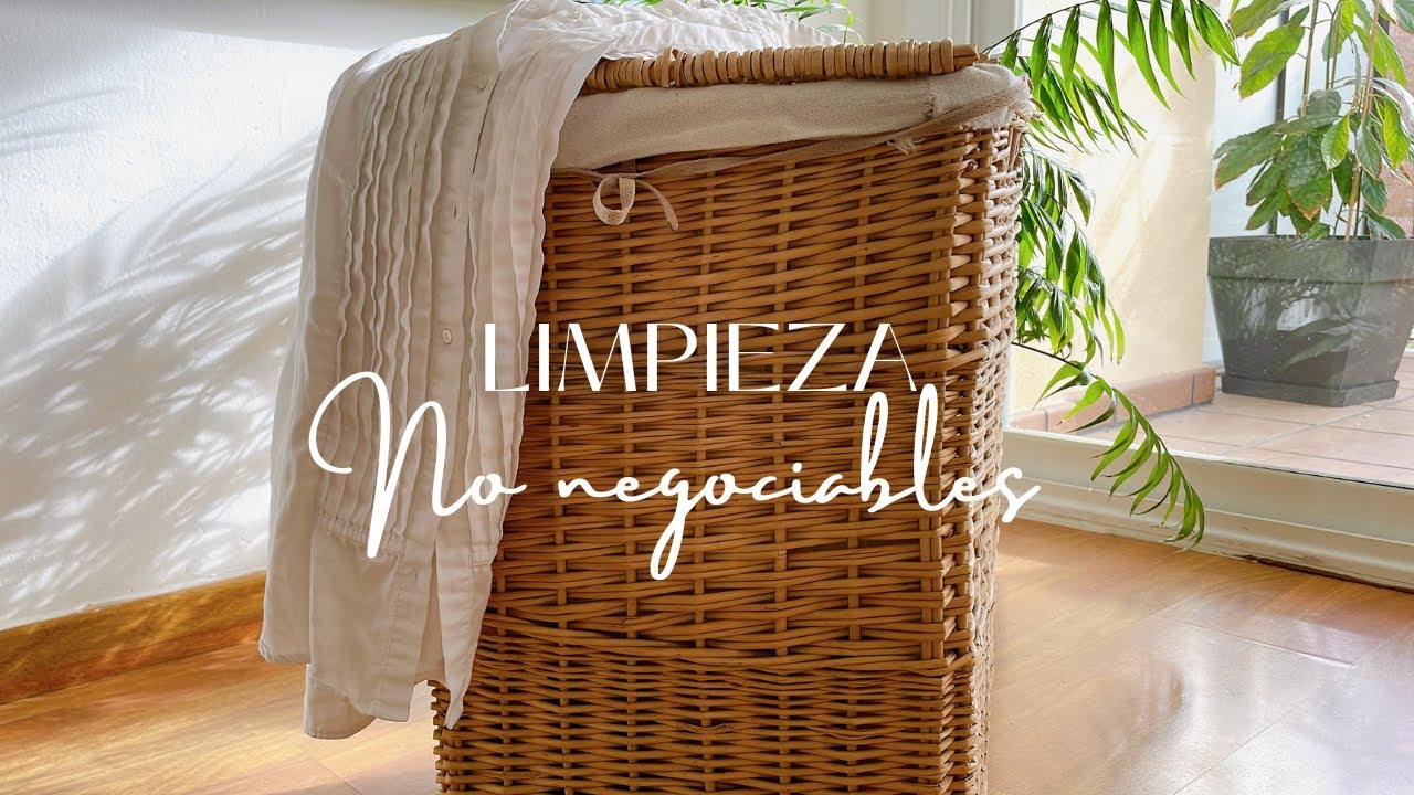 HÁBITOS LIMPIEZA BÁSICA| Mis NO NEGOCIABLES| Minimalismo