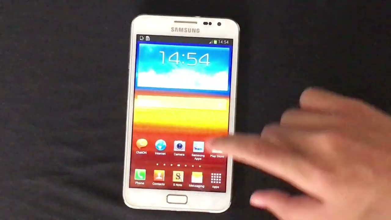 How install custom rom Lineage OS 16(Android 9) without PC from stock rom on Samsung Note 1 GT-N7000