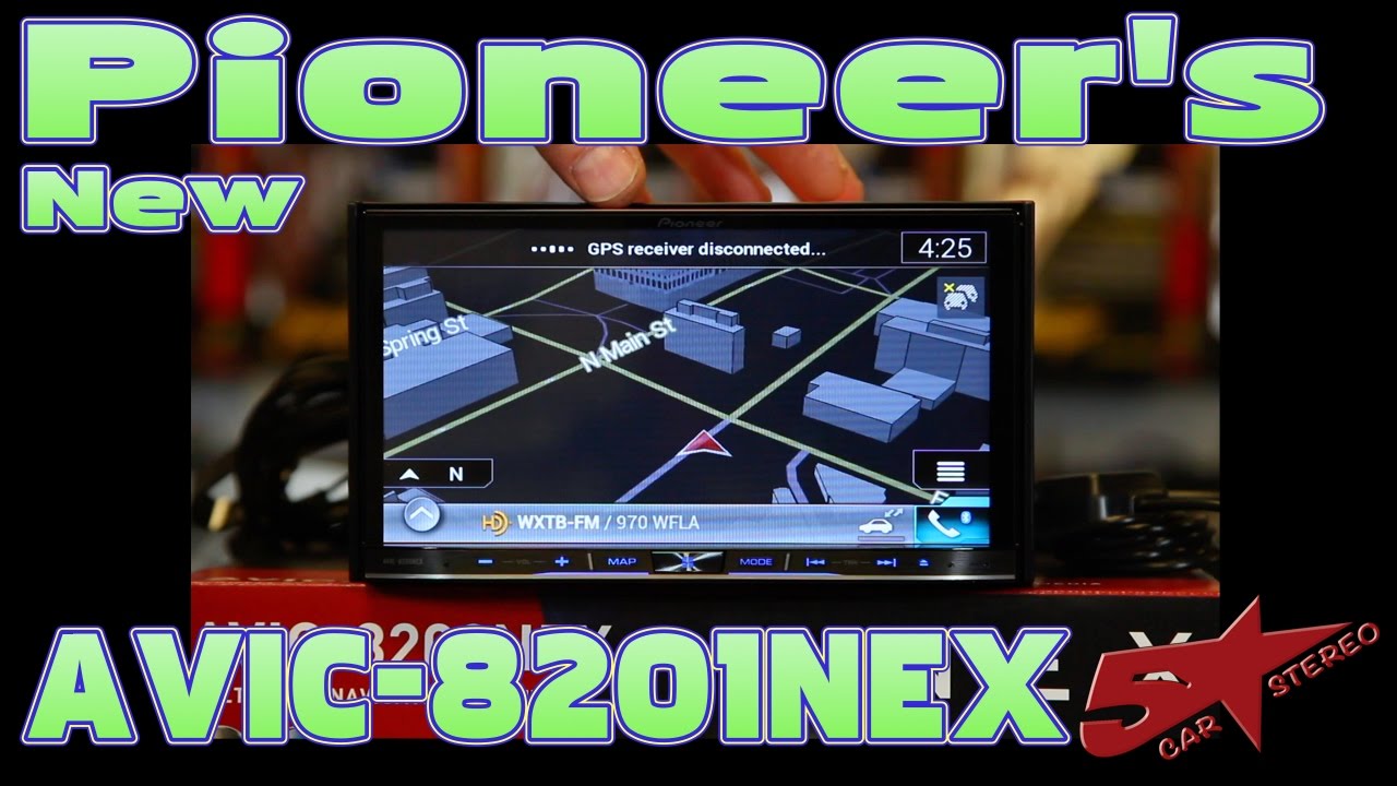 Pioneer's new 2017 AVIC 8201NEX unboxing and review