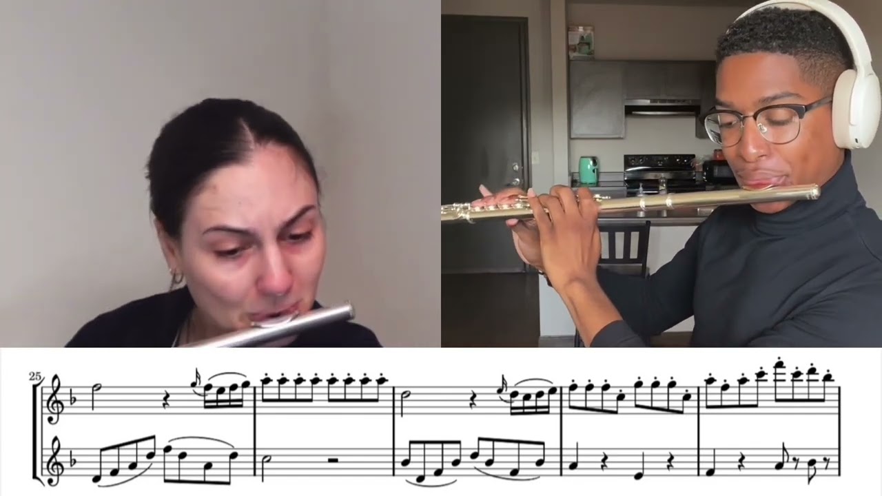 Mozart- “The Queen of the Night” Flute Aria (with score) ✨