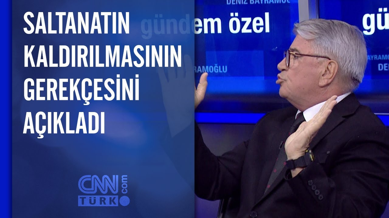 Esat Arslan saltanatın kaldırılmasının gerek&ccedil;esini a&ccedil;ıkladı