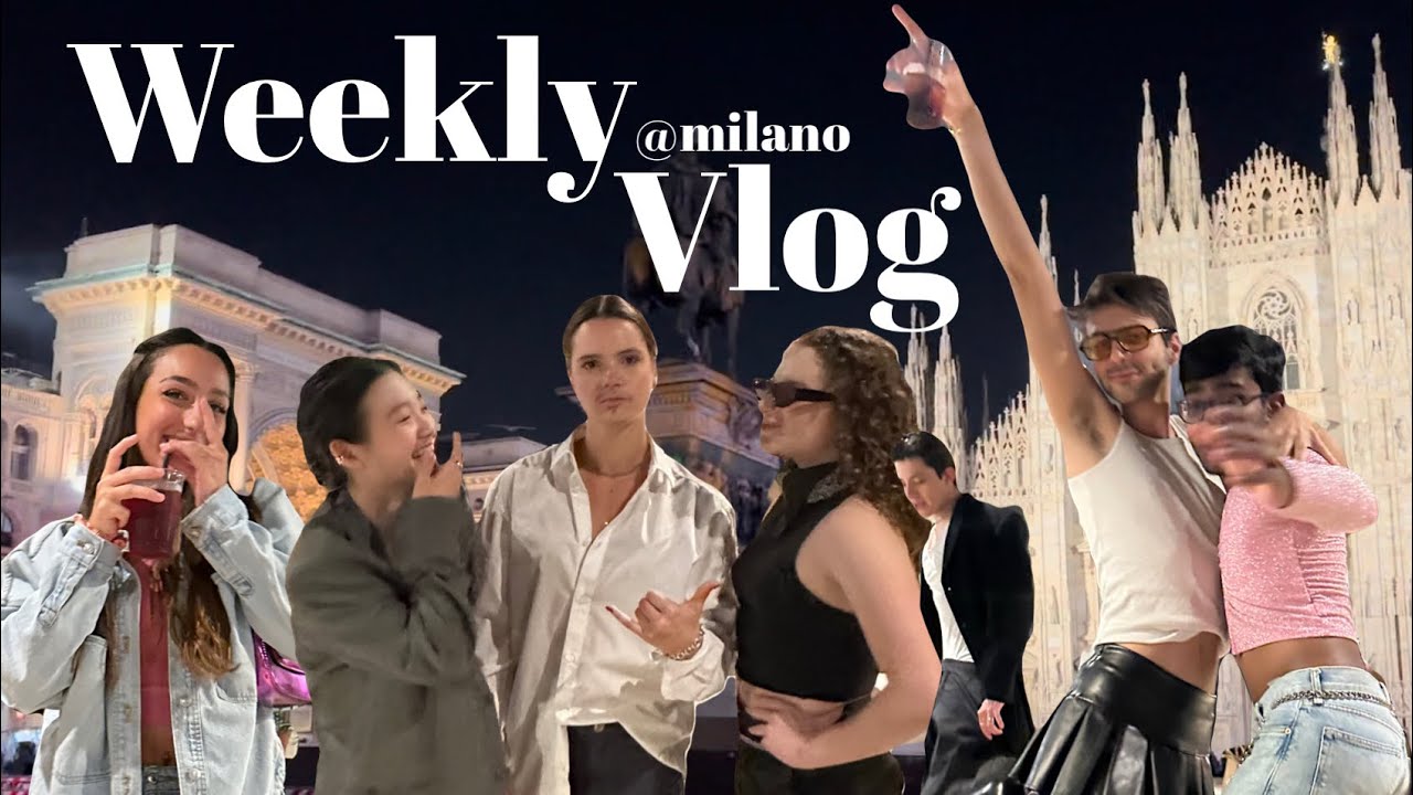Weekly Vlog | @Milano🇮🇹 | end of semester | Istituto Marangoni