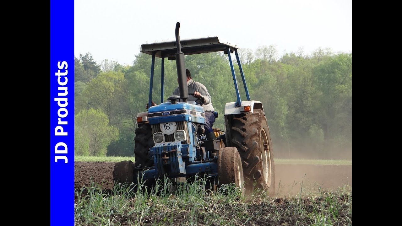 Ford 5610/ Ploegen/ Ploughing/ Hulshorst/ 2014/ The Netherlands