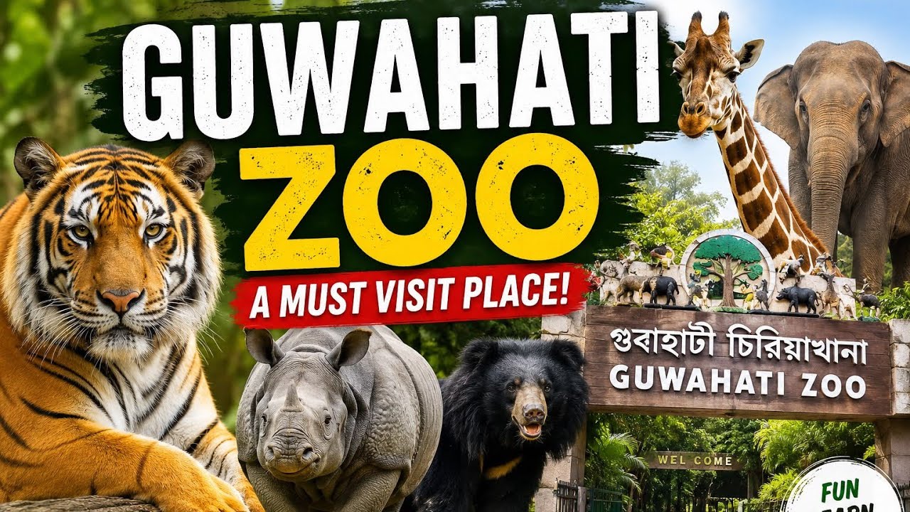 Zoo Assam অসম ৰাজ্যিক চিৰিয়াখানা ত এদিন।। #assamstatezoo