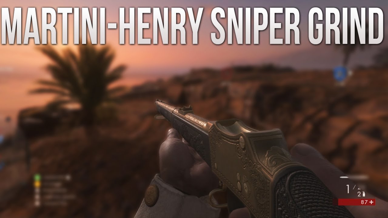 Martini-Henry Sniper Grind! - PS4 Battlefield 1 Road to Max Rank Ep. 167! (PS4 BF1 Martini-Henry)