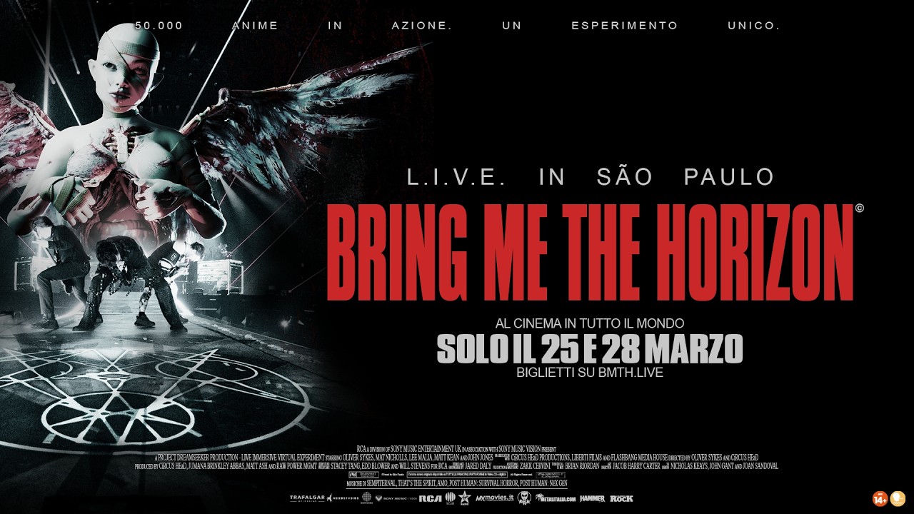 Bring Me The Horizon: L.I.V.E. in S&atilde;o Paulo - Al cinema il 25 e 29 Marzo - TRAILER