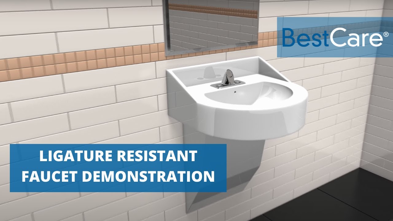 BestCare&reg; Ligature Resistant Faucet for Behavioral Health Facilities by Whitehall&reg; Manufacturing