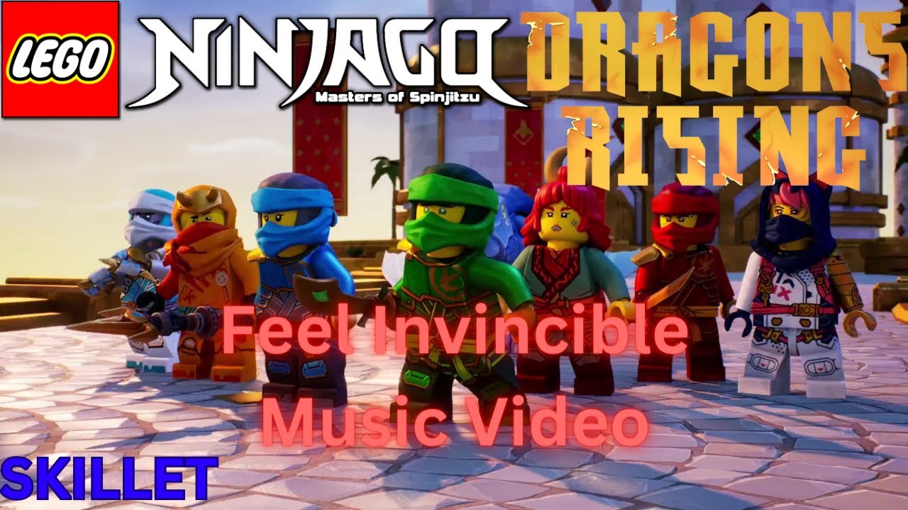 LEGO NINJAGO Dragons Rising Season 2 Feel Invincible (Skillet) Music Video