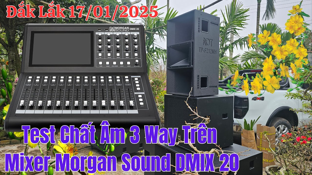 &Acirc;m Thanh 3Way Tr&ecirc;n Mixer Morgan Sound DMIX 20